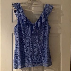 Lilly Pulitzer front and back lace v-neck